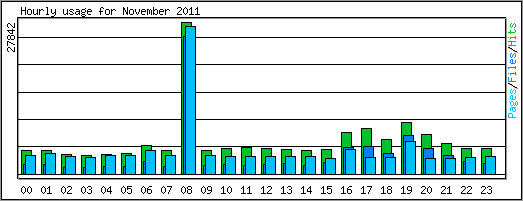Hourly usage