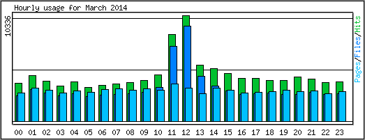 Hourly usage